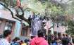 Virgin Tree Valentine ritual: Students worship Jacqueline