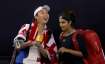 File photo of Peng Shuai (left) with former doubles partner Sania Mirza.