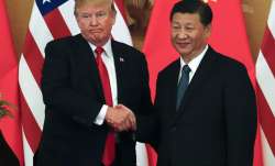 File pic - Donald Trump and Xi Jinping
