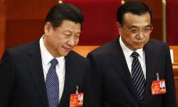China's Prime Minister Li Keqiang with President Xi