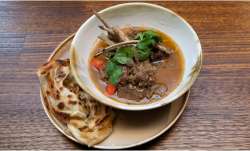 Goat Rezala with Pratha