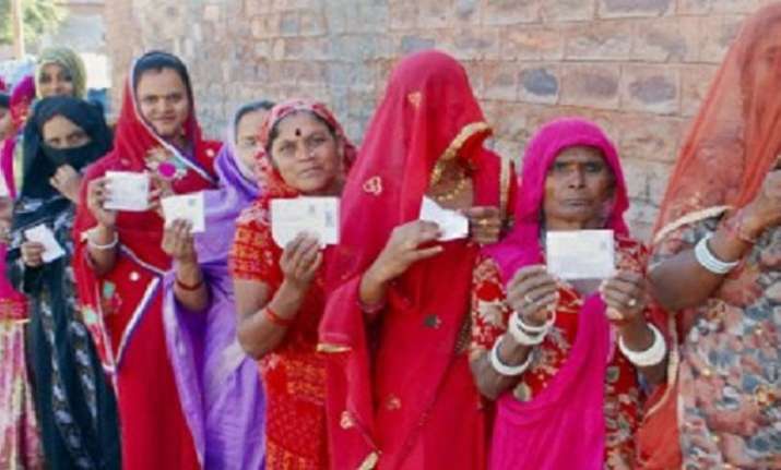 Voting is underway in Rajasthan on 199 Assembly seats.