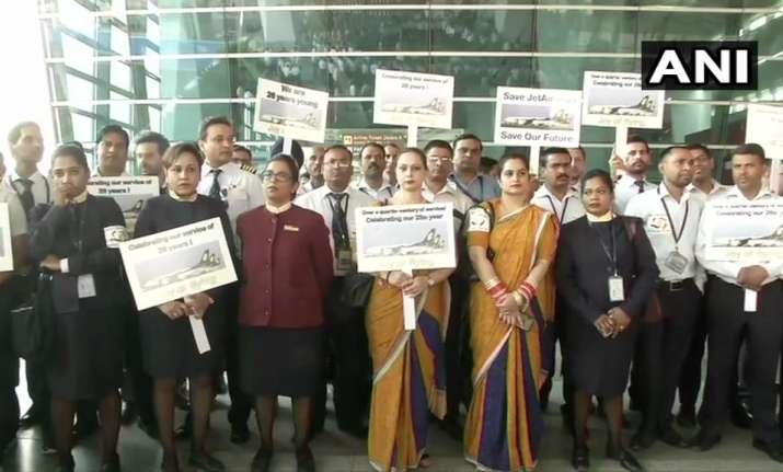 Jet Airways employees commemorate 26th anniversary of the